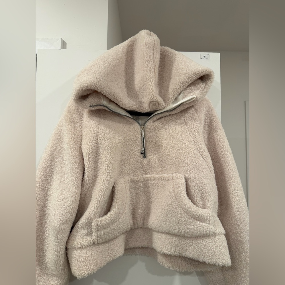 Lululemon Cropped Sherpa Hoodie